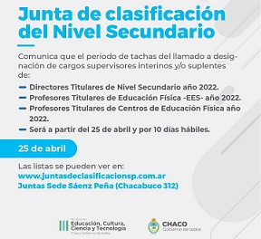 educa junta de clasificación