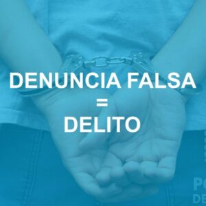 denuncia falsa