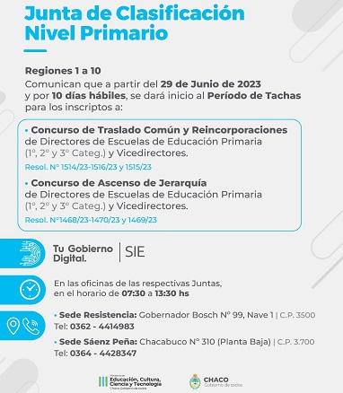 educación junta de clasificación