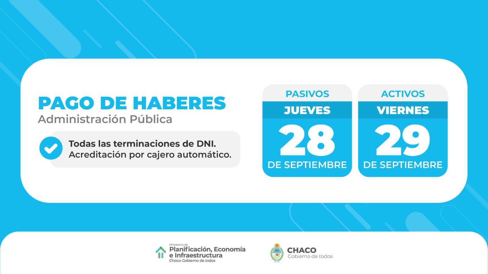 Comienza hoy el cronograma de pago de salarios de la Administración ...