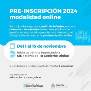 inscripcion escuela