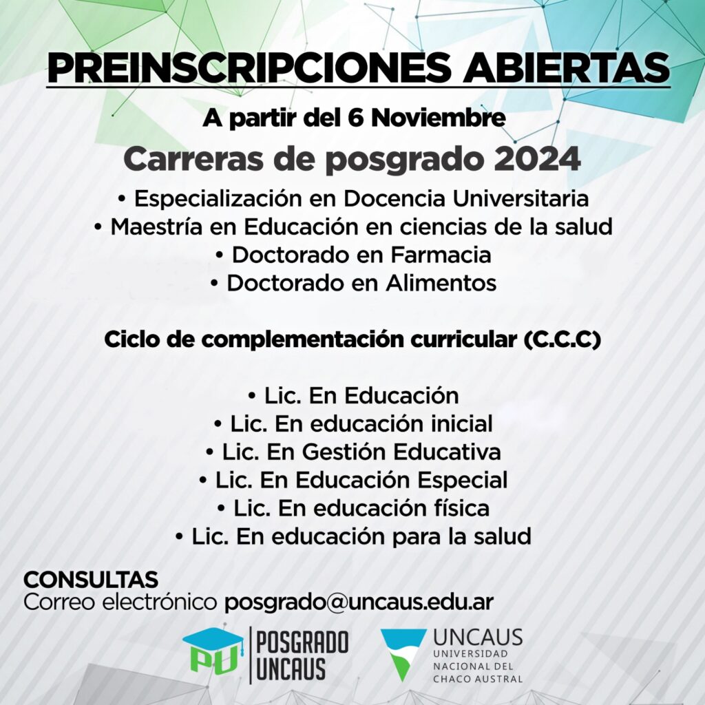 POSGRADO- INSCRIPCIONES