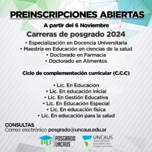 POSGRADO- INSCRIPCIONES