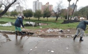 basura y lluvias