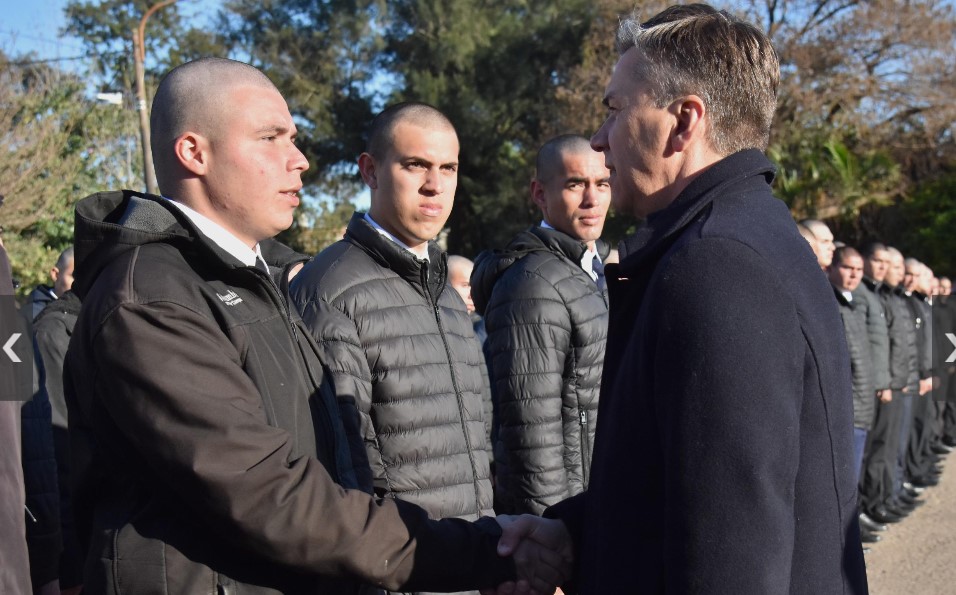 cadetes de policía