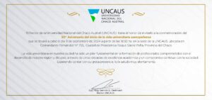 invitacion 50 aniversario uncaus