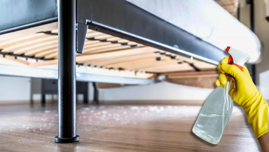 rociar-vinagre-abajo-la-cama