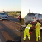 Un choque entre dos autos generó demoras en el puente Chaco-Corrientes