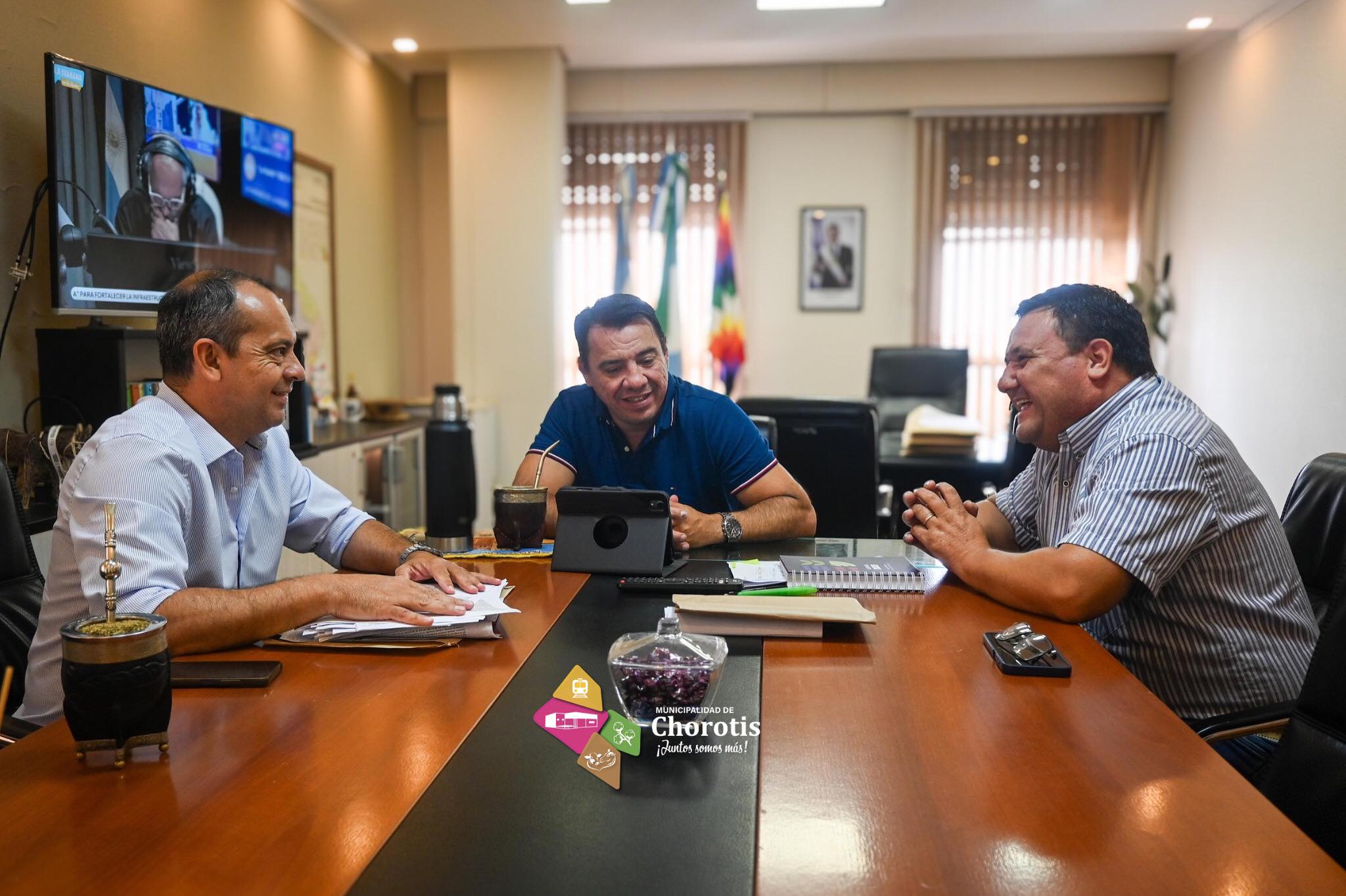 Chorotis: el intendente Hofstetter mantuvo una reunión de trabajo con ...