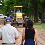 Tres Isletas: la intendenta Marcela Duarte supervisó trabajos de mantenimiento en distintos sectores de la ciudad