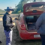 Detienen a un hombre con 200 kilos de carne y armas sin documentación