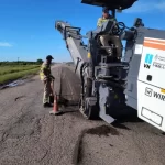 Celebra todo el interior: vialidad nacional comenzó a reparar la ruta 95 cerca de Tres Isletas