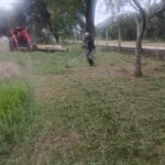 Capitan Solari realizó un operativo integral de limpieza en la Escuela N.º 223