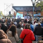 Zdero acompañó la multitudinaria celebración de Santa Rita de Casia en Puerto Tirol