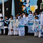 Emotiva Promesa de Lealtad a la Bandera de alumnos de cuarto grado en La Escondida