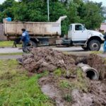 Fontana avanza con obras de drenaje y mejoras urbanas en diagonal Salta