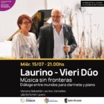 Tras la gira por España: El dúo Laurino–Vieri llega a Resistencia con “Música sin fronteras”