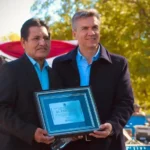 Aniversario de El Espinillo: se firmaron convenios para construir viviendas y para la ejecución de pavimento