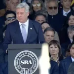 El presidente de la Sociedad Rural destacó el rumbo del Gobierno aunque volvió a reclamar la eliminación de retenciones