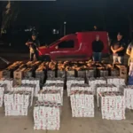 PRESIDENCIA ROCA Intentaron evadir un control, escaparon al monte y abandonaron más de 2.700 cartones de cigarrillos ilegales