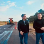 Zdero supervisó el avance de las mejoras en pavimentación en la ruta provincial 6