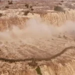 El caudal de las Cataratas del Iguazú quintuplica su nivel habitual
