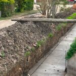 General Vedia avanza con obras de hormigonado y contención en el desagüe principal