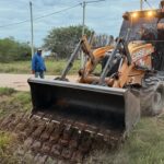 General Pinedo intensifica los trabajos de mantenimiento urbano y limpieza de desagües