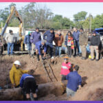 SAMEEP trabaja para reparar un acueducto dañado durante una obra vial en Barranqueras