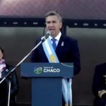 En Fontana, Zdero llamó a independizar al Chaco de la «pobreza estructural y la resignación» en el acto por el 9 de Julio