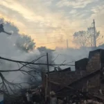 Se prendió fuego una vivienda por un presunto cortocircuito eléctrico