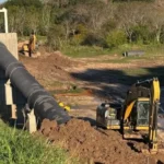 Continúan las tareas en el Segundo Acueducto del Interior