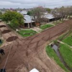 Fontana: avanzan las obras de enripiado en el barrio 444 Viviendas