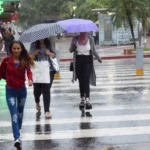Anuncian nuevas lluvias, con descenso de temperatura a partir del martes