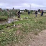 Fontana continúa con tareas de desmalezado y limpieza en espacios públicos