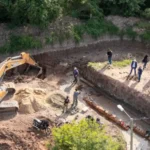 Sáenz Peña: avanza la construcción de una alcantarilla en el barrio San Cayetano