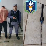 Lo buscaban por dos causas, lo identificaron y reaccionó atacando con un hierro a los policías