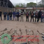 Sáenz Peña: destruyeron escapes libres retenidos durante los operativos