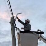 El Sauzalito amplía el alumbrado público con luces LED en el barrio El Portal