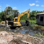 Puerto Vilelas: Vialidad desobstruye desagües para mitigar los efectos de «El Niño»
